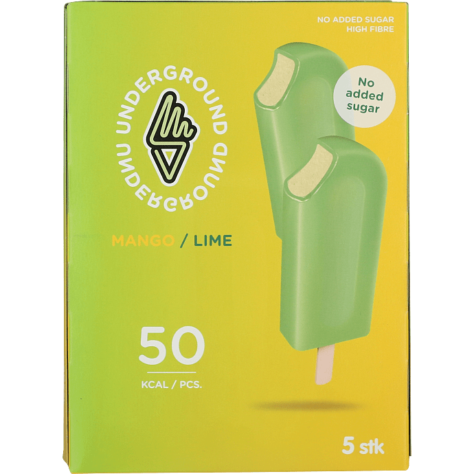 Limonadeispinde m. mango og lime