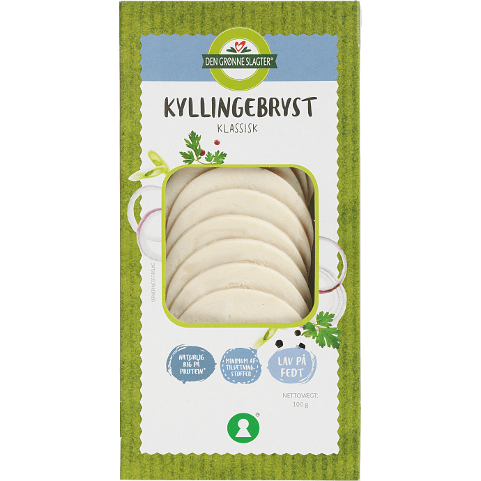 Kyllingebryst i skiver