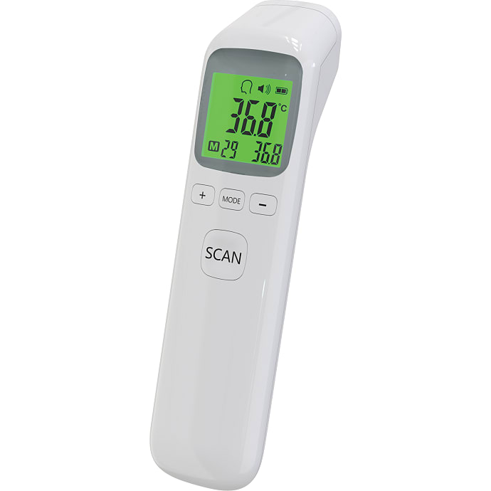 &ME infarødt pandetermometer - hvid