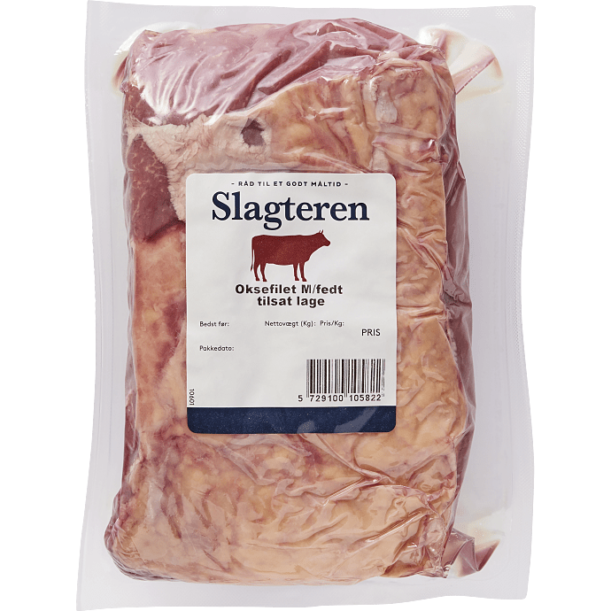 Striploin m. fedtkant tilsat lage