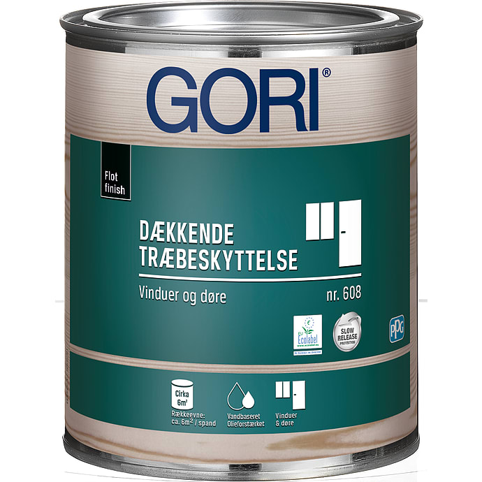 Gori 608 vinduesmaling 2,5 liter - kridt