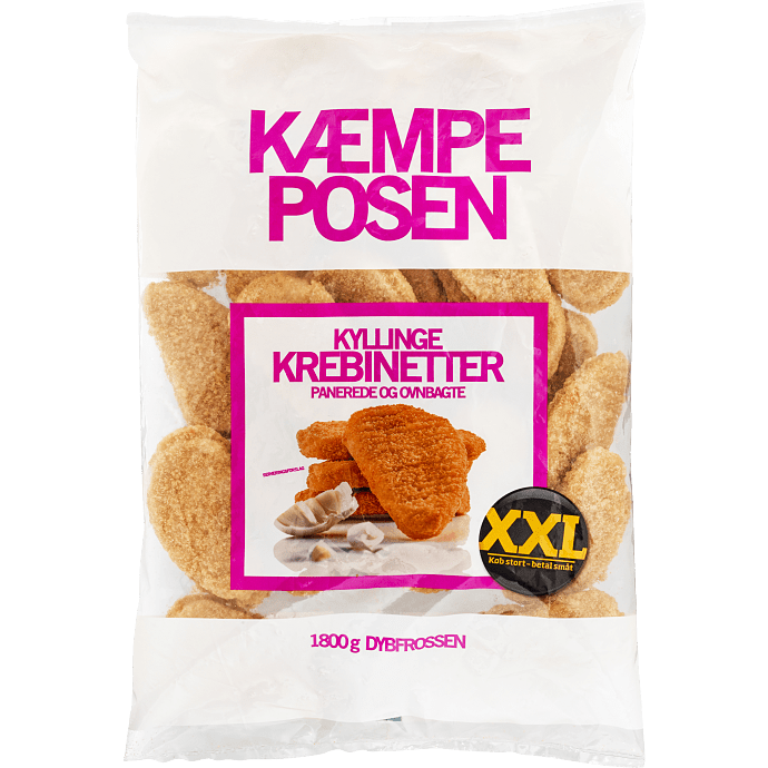 Panerede kyllingekrebinetter