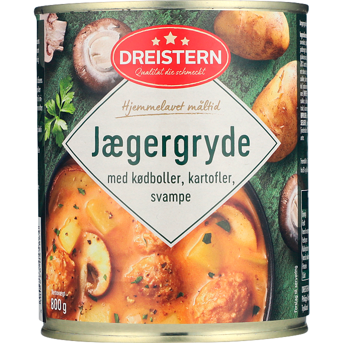 Jægergryde m. kødboller og kartofler