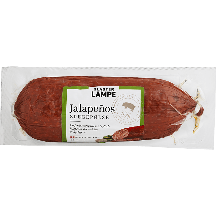 Spegepølse m. jalapeños stærk
