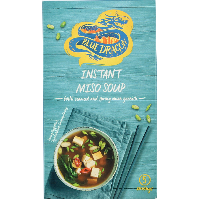 Instant misosuppe m. tang og forårsløg