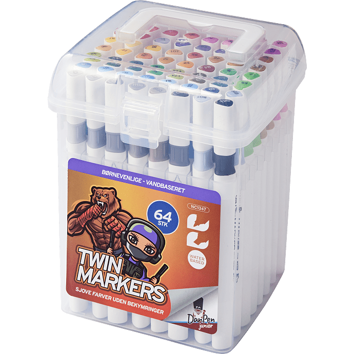 Danpen Twinmarkers 64 stk