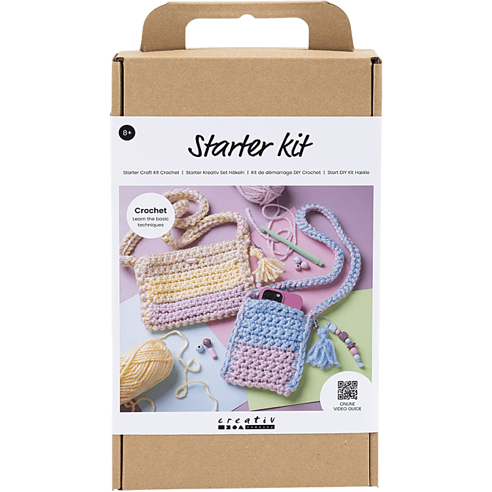 Creotime DIY hækle startkit - tasker