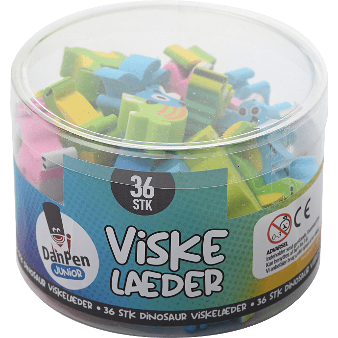 Danpen junior viskelæder 36-pak
