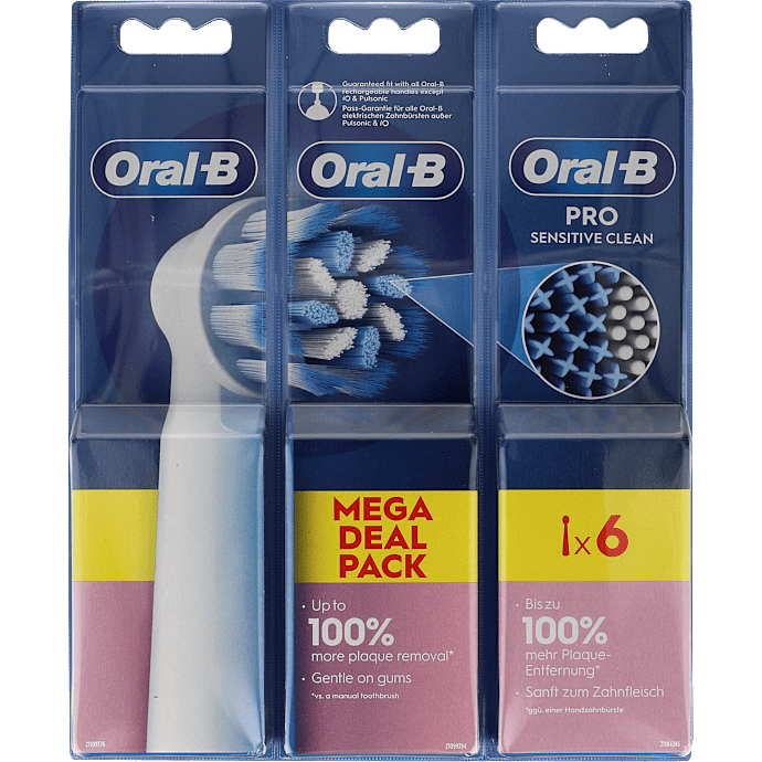 Oral-B Sensitive Clean tandbørstehoveder 6-pak
