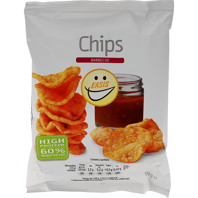 Chips m. barbecue