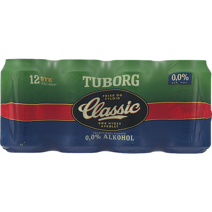 Tuborg Classic 0,0% alkoholfri