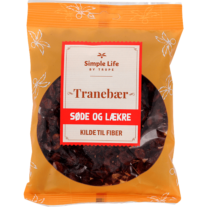Tørrede tranebær