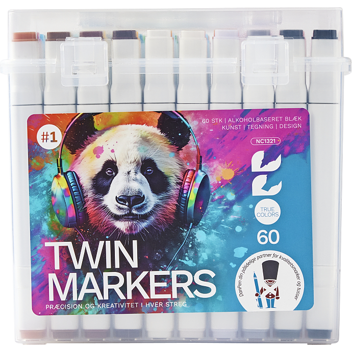 Danpen Twinmarkers 60 stk