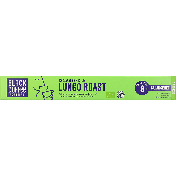 Lungo Roast kaffekapsler øko
