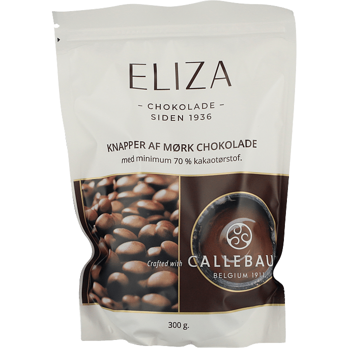 Mørke chokoladeknapper