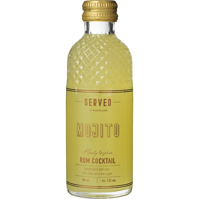 Cocktail m. rom, mint, lime og rørsukker øko