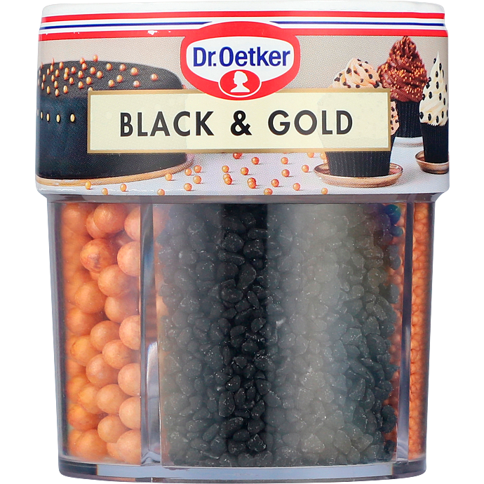 Krymmel sort og guld