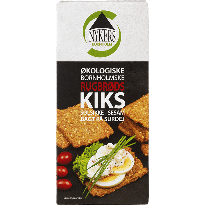 Rugkiks m. solsikkekerner og sesamfrø øko