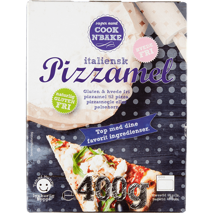 Pizzamel glutenfri