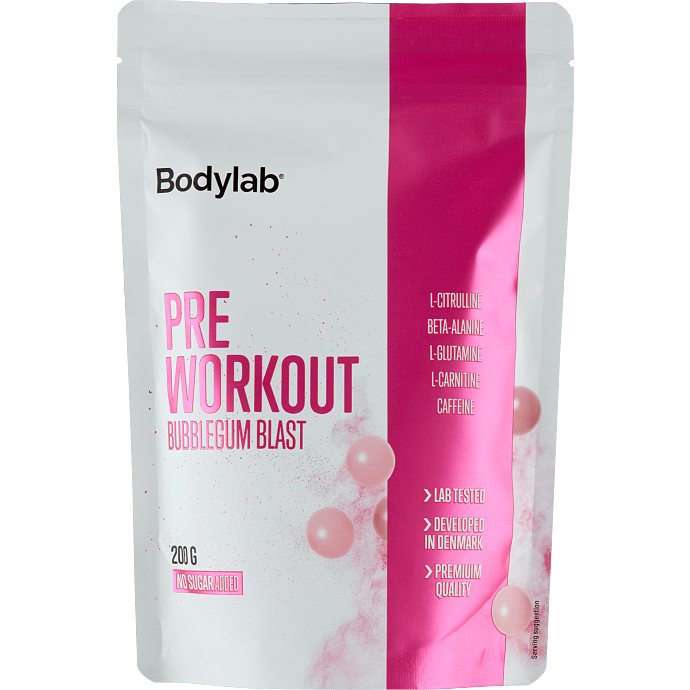 Pre Workout-pulver Bubblegum Blast