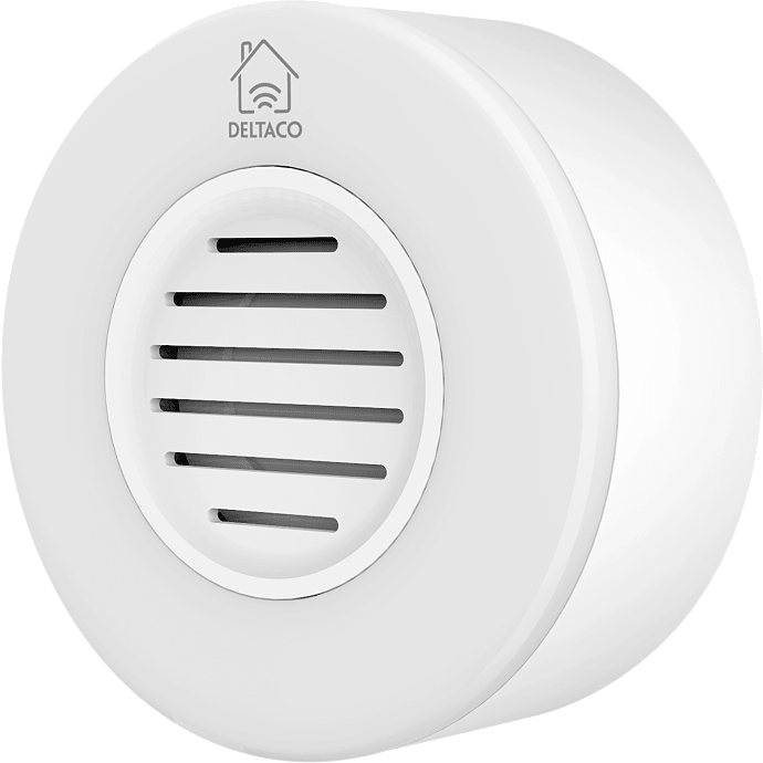 Deltaco Smart sirene WiFi - hvid