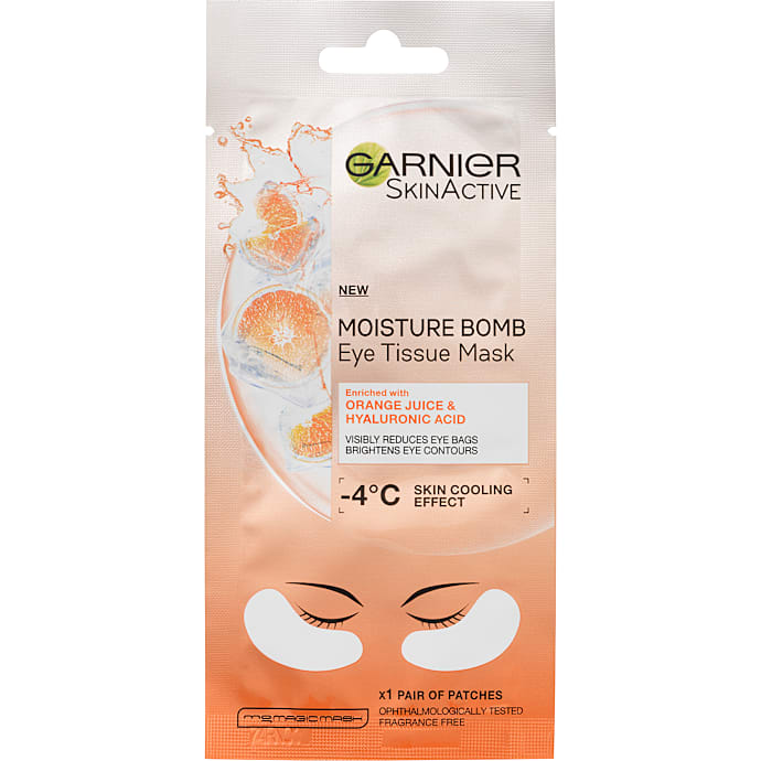 Moisture Bomb øjenmaske m. hyaluronsyre og appelsinjuice