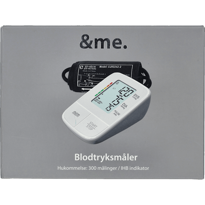 &me blodtryksmåler til overarm