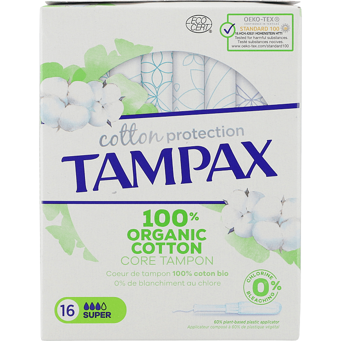 Tamponer m. indføringshylster super sugeevne