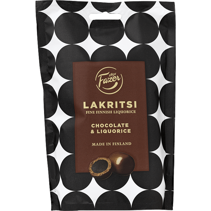 Lakridskulger m. mælkechokoladeovertræk