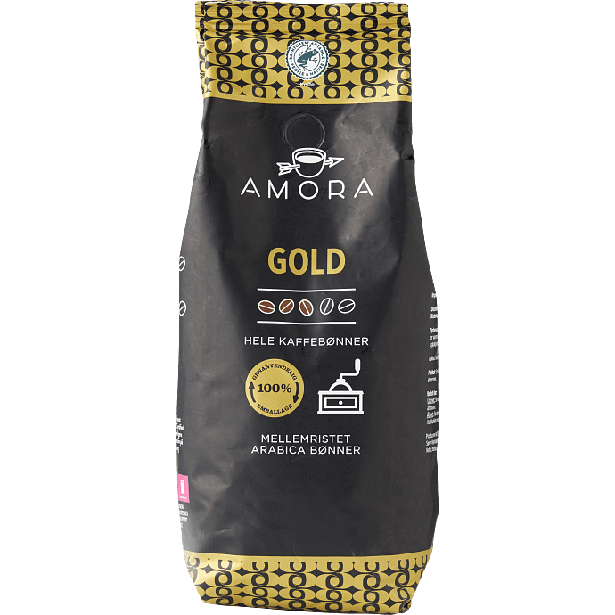 Amora guld hele bønner