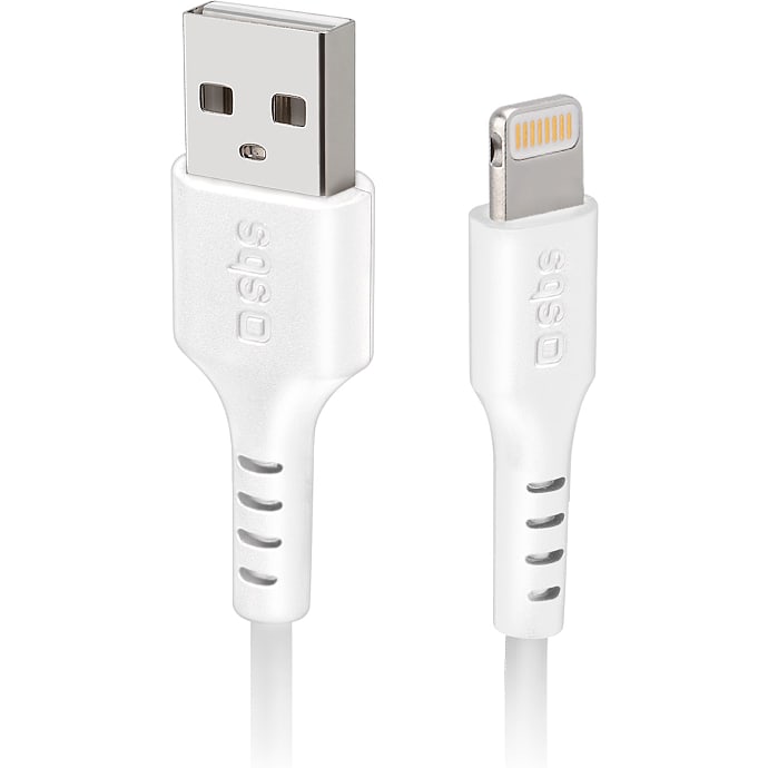 SBS lightning kabel 3 meter - hvid