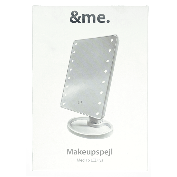 &me makeupspejl med LED-lys