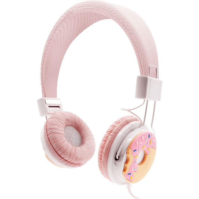 Kidio Donut høretelefoner - pink