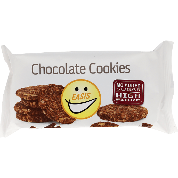 Chokoladecookies u. tilsat sukker
