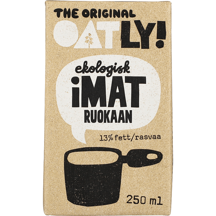 Oatly madlavning 13% fedt øko