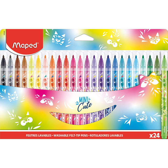 Maped Mini Cute tusser 24 stk.