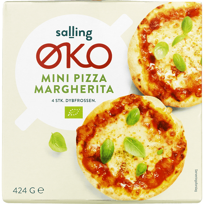Pizza m. ost mini øko