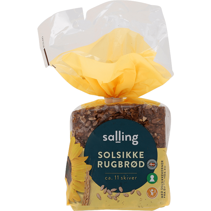 Solsikkerugbrød
