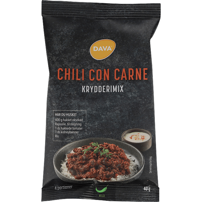 Chili con carne krydderiblanding