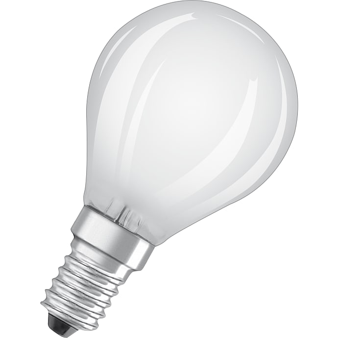 Osram 2 pak LED kronepærer 2,5W - varmt hvidt lys