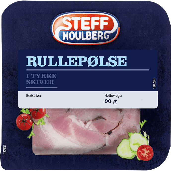 Rullepølse i skiver