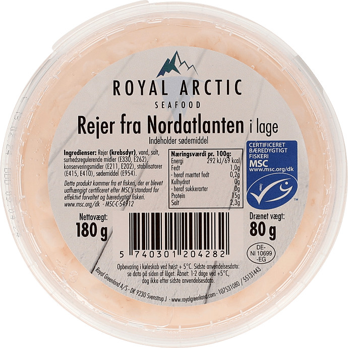 Rejer fra Nordatlanten i lage