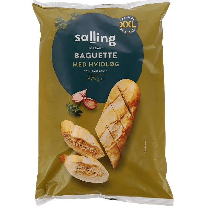 Hvidløgsbaguettes