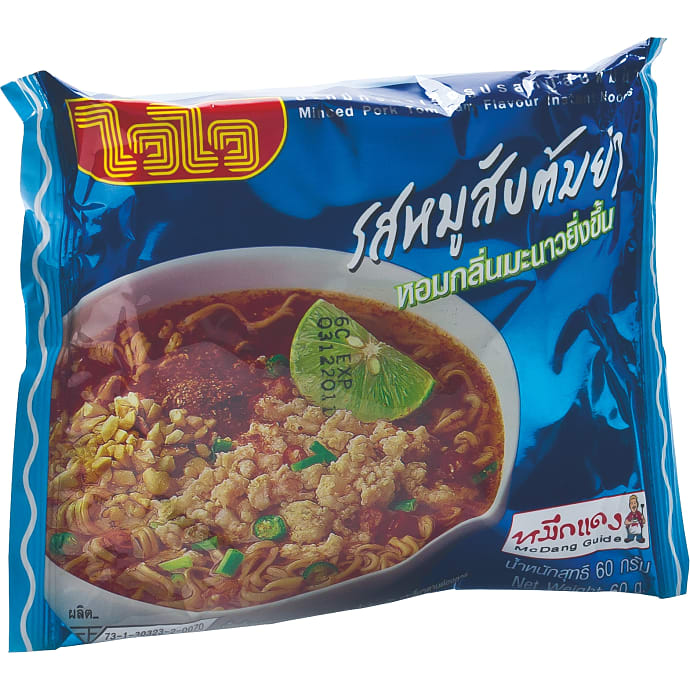 Instant nudler m. grisesmag