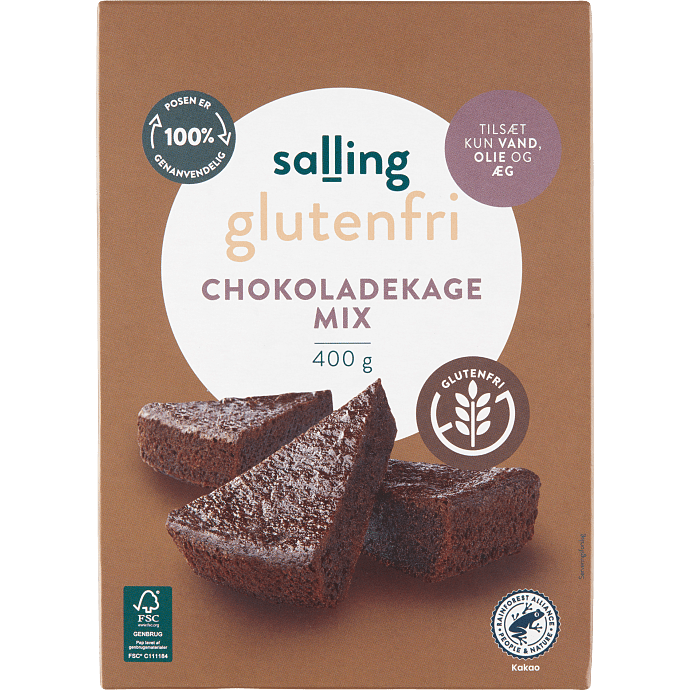 Chokoladekage glutenfri