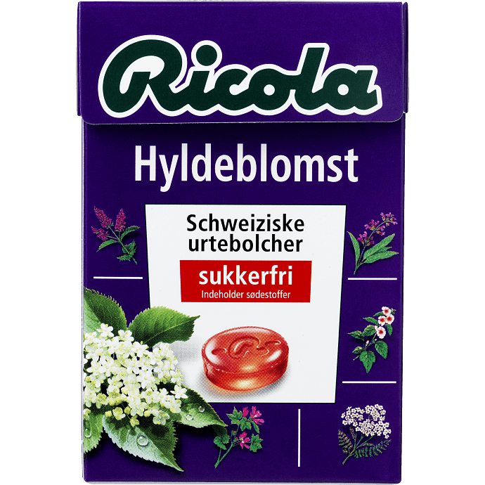 Pastiller m. hyldeblomstsmag sukkerfri