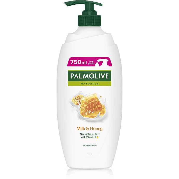 Shower cream m. honning og E-vitamin m. pumpe