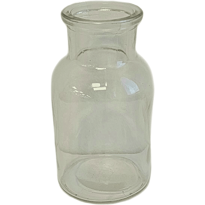 Glasvase H: 9,8 cm - klar