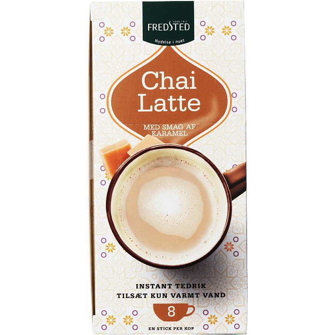Chai latte m. karamelsmag