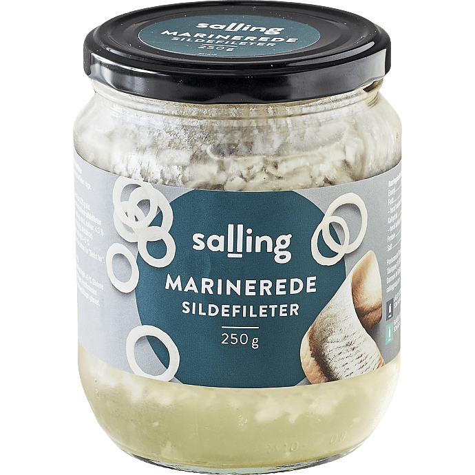 Marinerede sild i fileter